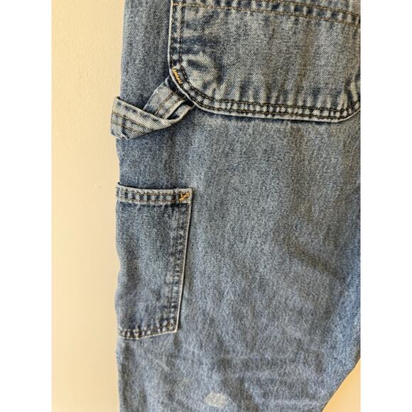 MEN'S CARHARTT B13 DPS DENIM CARPENTER JEANS 34 X 30 Cotton Streetwear Workwear - Picture 7 of 15